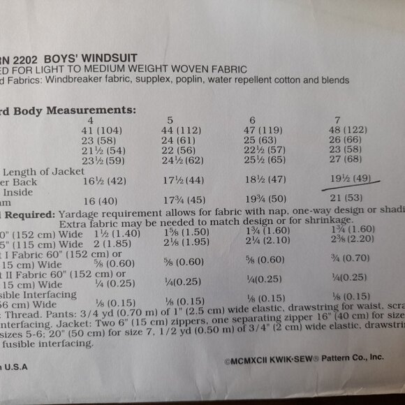 Vintage 90s Children's Jacket & Pants Sewing Pattern Kids HipHop Tracksuit 2202 - Picture 6 of 9